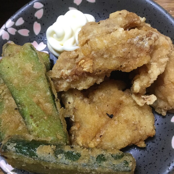 きゅうりの揚げ物